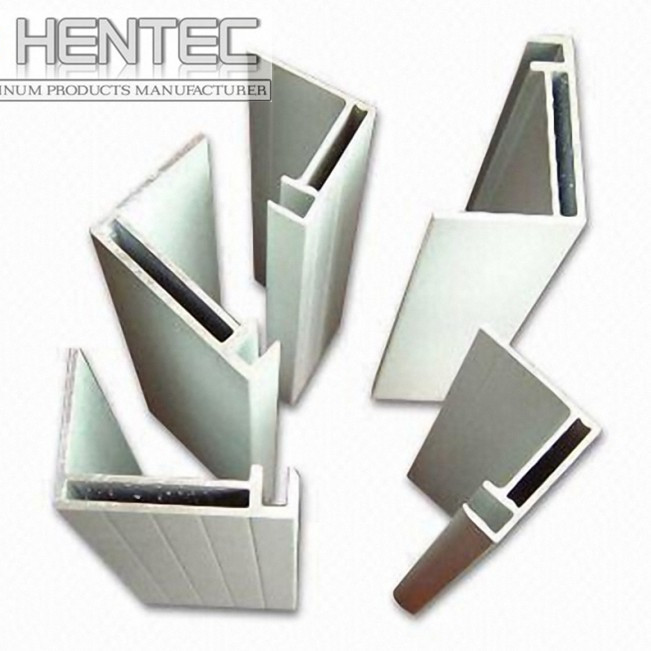 Cadre en aluminium anodisé argenté 6063/6061 de panneau solaire avec l'usinage de finition