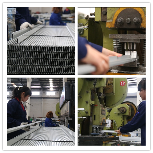 Saupoudrez l'appareil de chauffage en aluminium peint de clôture d'extrusion/moteur en aluminium Shell d'extrusion