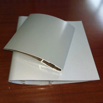 Customized Silvery / Black Sandblast Anodized 6061-T6 Aluminum Hvls Industrial Fan Blade