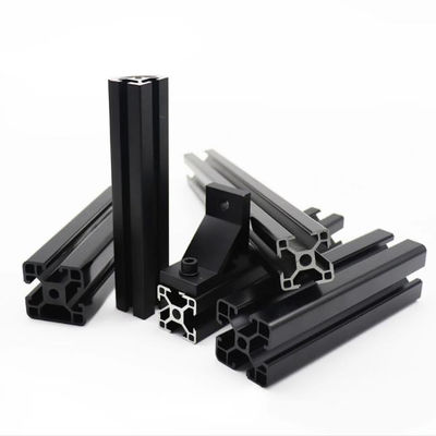 25*25 Slots Customized Bronze Color Aluminum Profile System with 6000mm Length and 40*40, 80*80, 100*100 Specifications