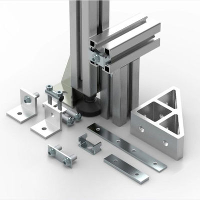 25*25 Slots Customized Bronze Color Aluminum Profile System with 6000mm Length and 40*40, 80*80, 100*100 Specifications