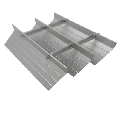 6063 Alloy Aluminum Louver Profile with Powder Coating for Customized Window Blind Louver Extrusions