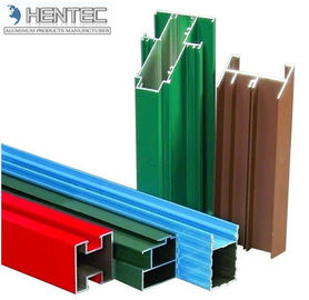 L'extrusion de fenêtre en aluminium de Customerized profile 6005 de finition en bois/6061/6063