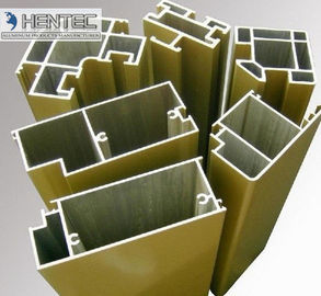 Extrusions en aluminium ROHS de porte de satin de soufflage de sable T66/approbation de GV