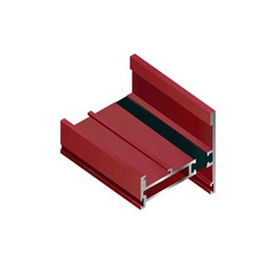 L'extrusion de fenêtre en aluminium de soufflage de sable profile le polonais mécanique chimique