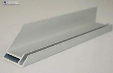 Panneau solaire de recourbement de verre trempé de cadre en aluminium argenté de panneau solaire