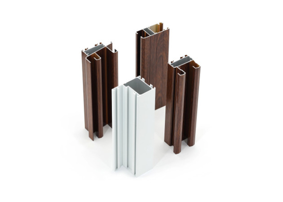 Saupoudrez l'extrusion peinte de fenêtre en aluminium profile 6060 pour l'ascenseur