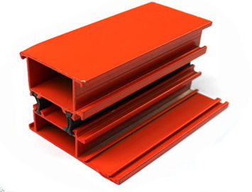 Profils d'extrusion peints par poudre de fenêtre en aluminium pour le côté - fenêtre s'ouvrante accrochée de tissu pour rideaux