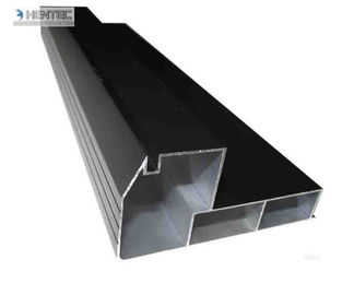 Profils en aluminium expulsés anodisés/encadrement structurel en aluminium de verre trempé double couche
