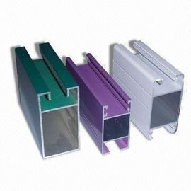 6061 enduits électrophorétiques profil en aluminium, profils Q/320281/PDWD-2008 en aluminium structurels