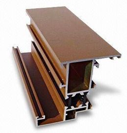 Fraisez le bronze de profil de mur rideau de finition/économie d'énergie en aluminium de noir