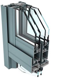 Profil en aluminium du mur 6061 T6 rideau pour les bâtiments industriels