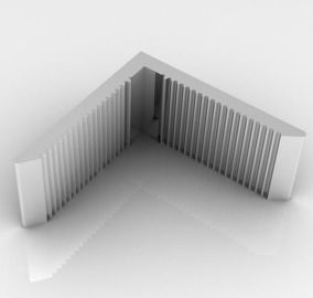 L'extrusion en aluminium de recourbement/coupe acculent 6061 - T6 pour l'industrie