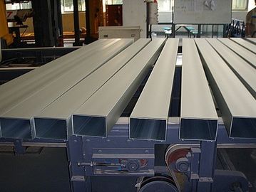 Poudre rectangulaire de perçage de construction d'extrusion en aluminium en bronze de profil enduite