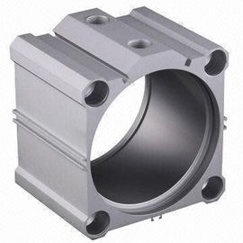 Le moulin finihsed le cylindre en aluminium industriel Shell du profil 6063 avec l'usinage de commande numérique par ordinateur