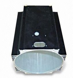 6005 T6 se bronzent/profil en aluminium industriel de noir, picovolte solaire ont expulsé cylindre Shell