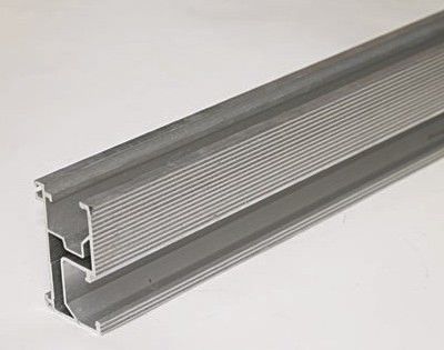 Rail de support solaire argenté de toit avec l'aluminium AL600-T5 anodisé