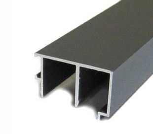 La porte en aluminium polie a expulsé aluminium encadrant/rail en aluminium expulsé de glissière de formes