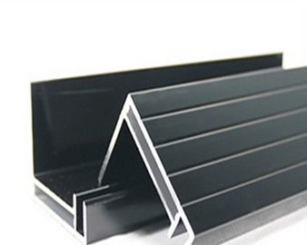 Norme européenne anodisée noire/argentée de cadre en aluminium de panneau solaire