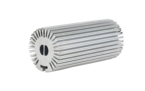 L'extrusion en aluminium anodisée argentée de radiateur profile le radiateur 6061 T5 de LED