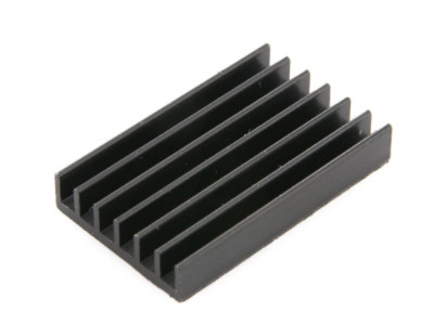 Le noir a anodisé des profils expulsés de radiateur a balayé le radiateur extérieur 6061