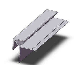 mur 6060/6005 mince de coin d'extrusion d'aluminium avec l'usinage de commande numérique par ordinateur