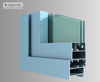 Extrusion en aluminium Porfiles de Wondow pour la fenêtre en aluminium de tissu pour rideaux de coupure thermique de double vitrage