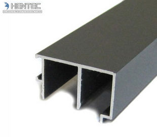 Fraisez profils en aluminium de finition/anodisés d'extrusion pour les portes accrochées par côté