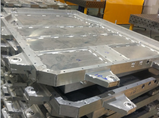 Les châssis/aluminium de véhicule électrique clôture de batterie des pièces de moulage mécanique sous pression/EV