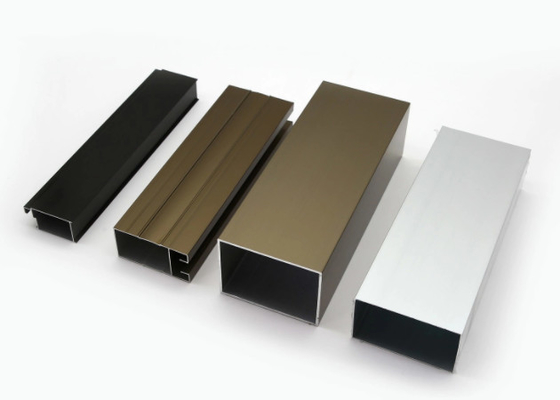 6063 a anodisé les profils en aluminium d'extrusion fraisent la finition pour les ascenseurs à la maison
