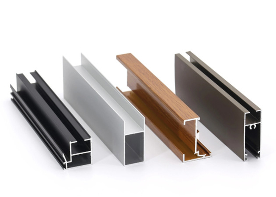 Profils en aluminium T5 des profils 6063/construction d'extrusion d'électrophorèse