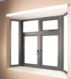 6060 profils d'extrusion de fenêtre en aluminium pour le côté ont accroché la fenêtre de tissu pour rideaux d'ouverture