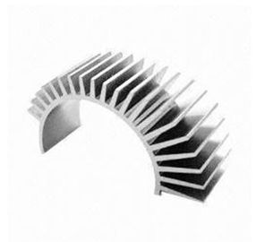Les profils en aluminium d'extrusion de radiateur d'OEM, aluminium anodisé ont mené le radiateur