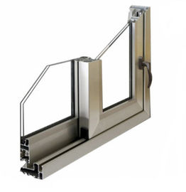 6063 / Profil en aluminium de 6061 constructions, fenêtre/profils en aluminium extrusion de porte