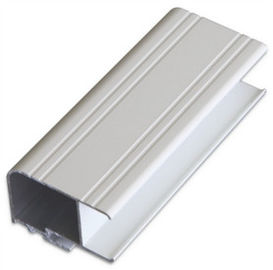 Extrusions peintes par poudre blanche de fenêtre en aluminium, profil en aluminium de cadre pour la fenêtre de tissu pour rideaux