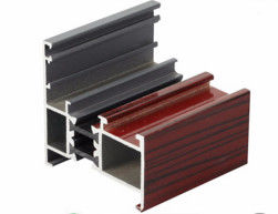 Profils d'extrusion de fenêtre en aluminium de Silding avec profondément - traiter les extrusions en aluminium de porte