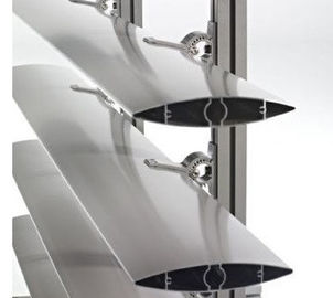 L'aluminium aveugle des profils d'extrusion/des lames de turbine de turbines verticales de vent extrusion en aluminium