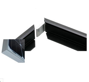 Noircissez le cadre en aluminium anodisé de panneau solaire avec avec la coupe/le poinçon