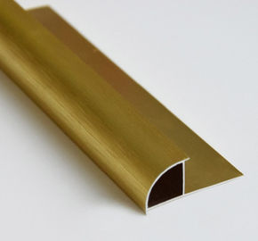 Les profils en aluminium industriels anodisés/Rould ont fermé le type profil d'équilibre de tuile