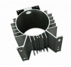 Cylindre en aluminium industriel anodisé argenté Shell du profil 6063 avec l'usinage de finition