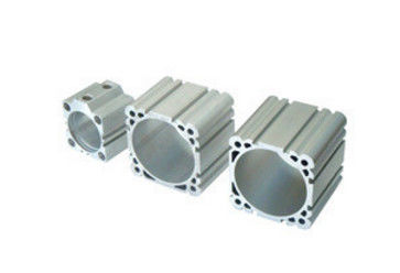 Profil en aluminium industriel anodisé argenté/cylindre Shell avec ISO9001 : 2008 certifié