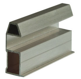 Silding/profils d'extrusions de châssis fenêtre en aluminium de tissu pour rideaux avec profondément - traitant