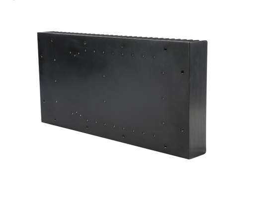 Profiles en aluminium industriel 6063-T5 pour éviers à chaleur anodisés extrudés noirs et brillants
