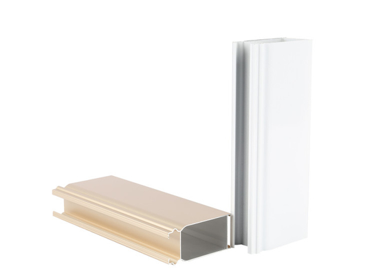 Profiles d'extrusion de fenêtre en aluminium par électrophorèse 6063-T5 avec usinage fini