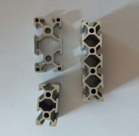 Profil en aluminium industriel anodisé argenté, extrusion de l'alliage d'aluminium 6063