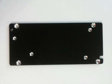 Profil en aluminium industriel de jet de poudre de fluorocarbone/couverture électronique de produit avec le recourbement