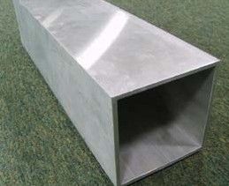 Tube rectangulaire d'extrusion en aluminium de finition industrielle de moulin pour le moteur Shell