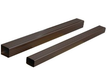La tuyauterie rectangulaire expulsée anodisée de profil en aluminium de construction murent légèrement