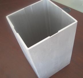 Tuyauterie rectangulaire en aluminium de certification de la CE anodisée avec la poudre enduite