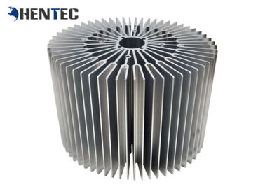 Profils en aluminium standard d'extrusion de radiateur de tournesol pour la lumière menée, anodisés